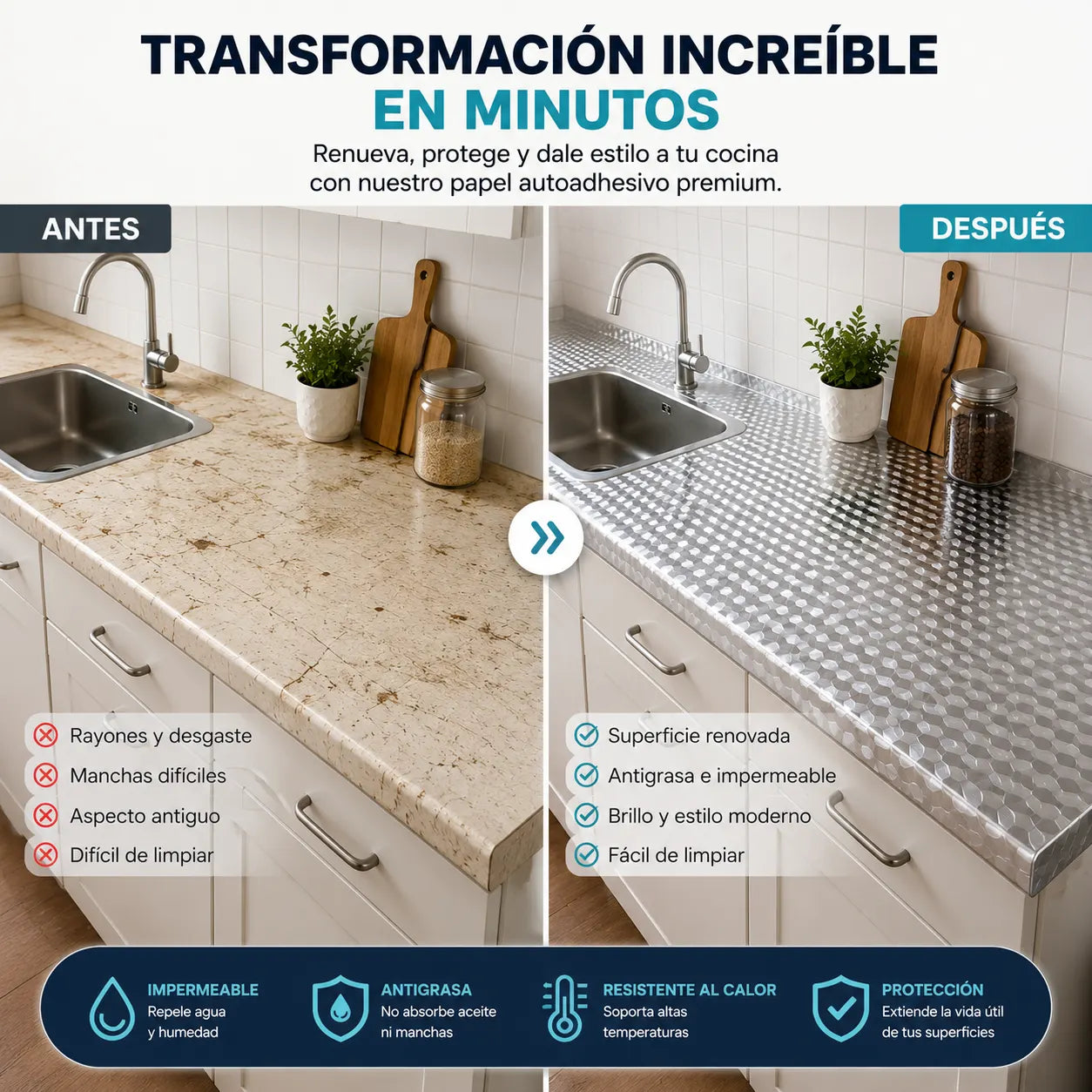 PAPEL ADHESIVO ALUMINIO🗞️
